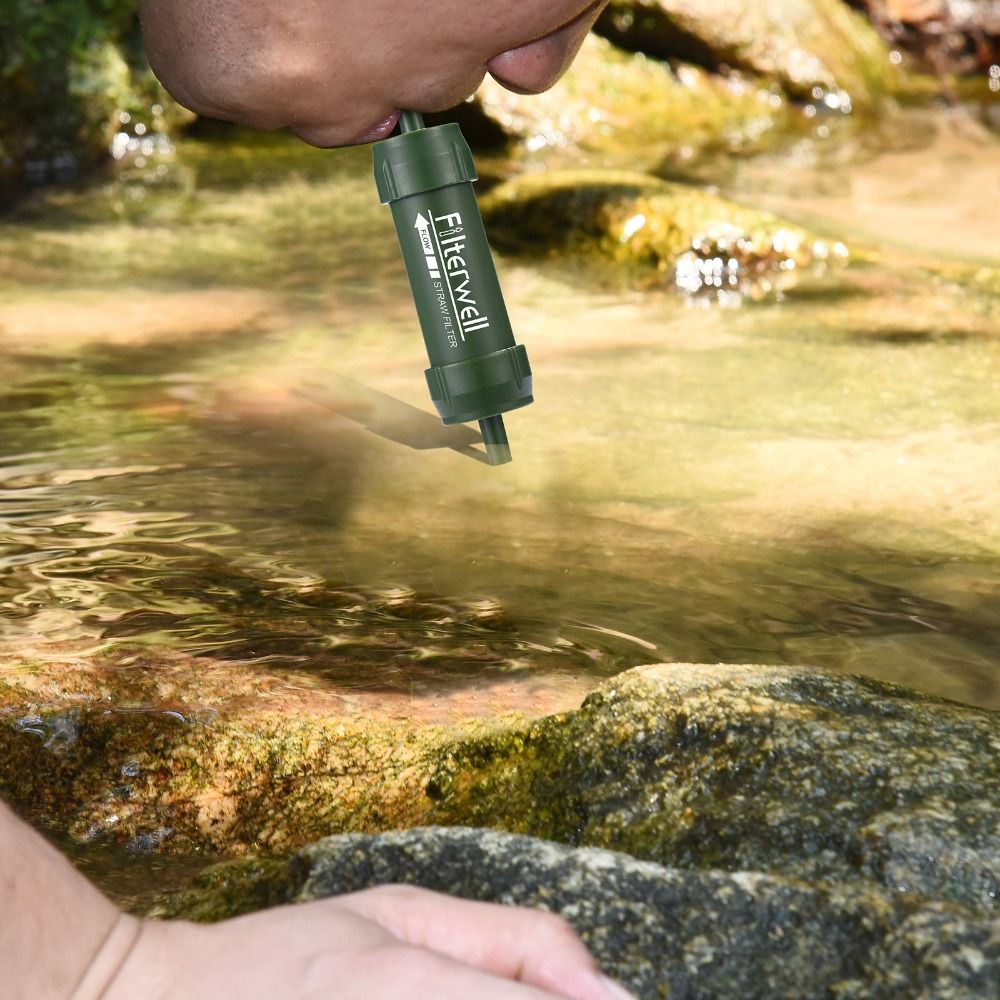 Water Purification Straw - Mini Mini Waterfilter Rietje Direct Drinkbaar