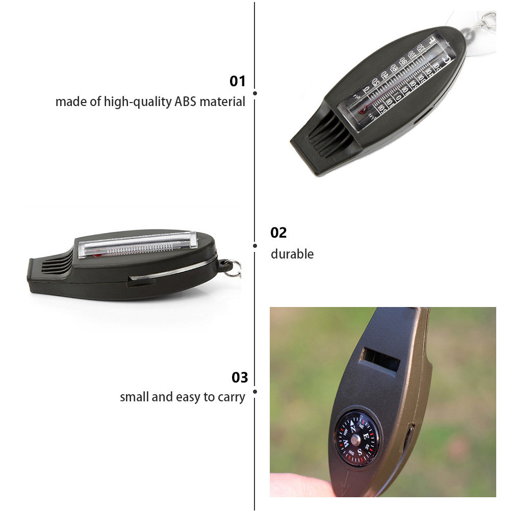 3-delige multifunctionele nood - Emergency Whistle Loud recensie en prijs