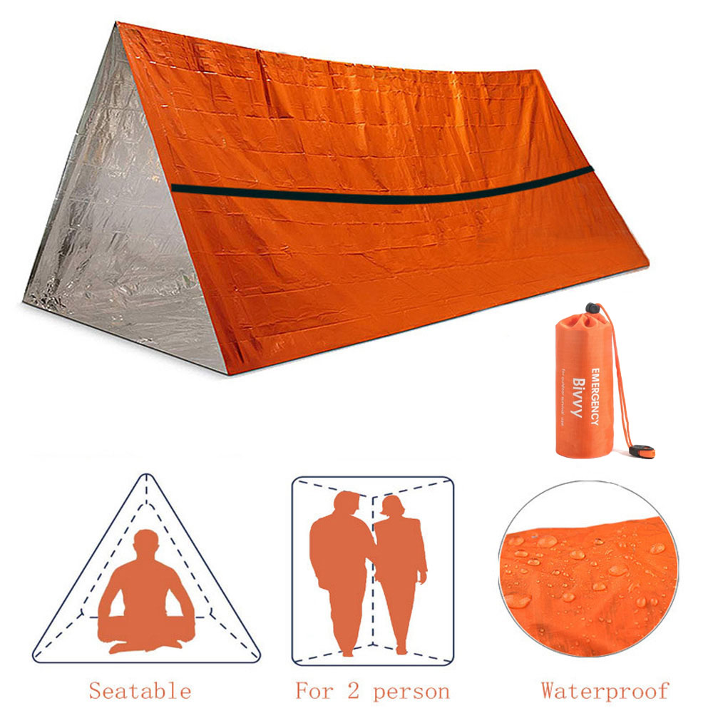 2-persoons noodopvang Bivy Sur - Emergency Mylar Tent recensie en prijs