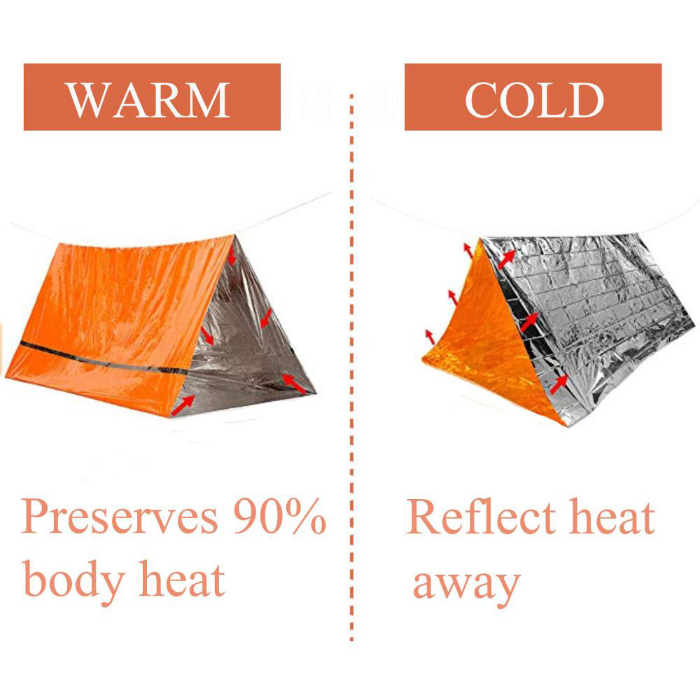 2-persoons noodopvang Bivy Sur - Emergency Mylar Tent recensie en prijs