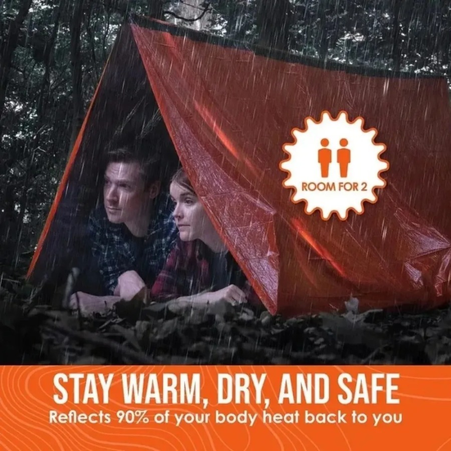 1PC anti-regen noodslaapzak -  - Emergency Mylar Tent recensie en prijs